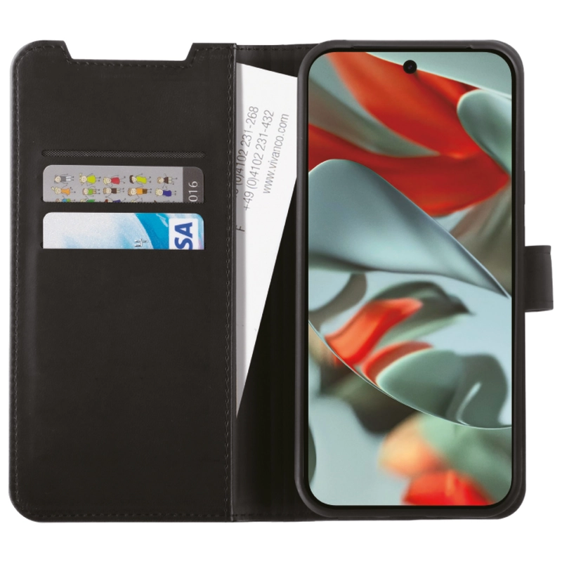 Vivanco Classic Wallet Google Pixel 9a Black - 2864453
