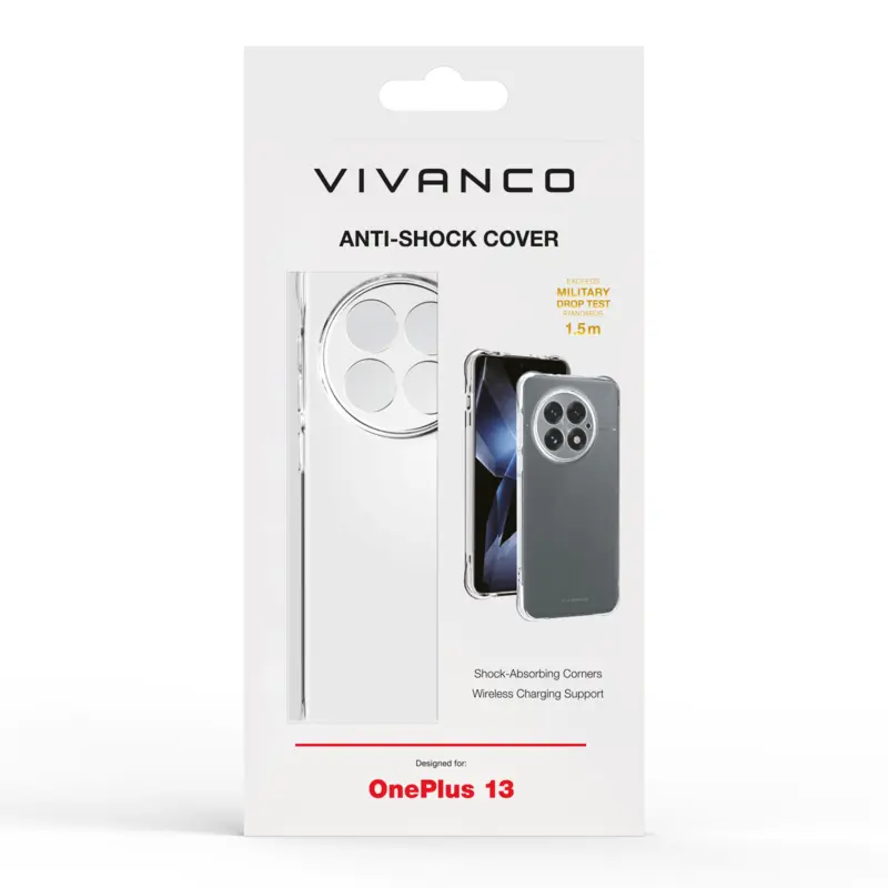 Vivanco Anti-Shock Case OnePlus 13 5G Clear - 2864457