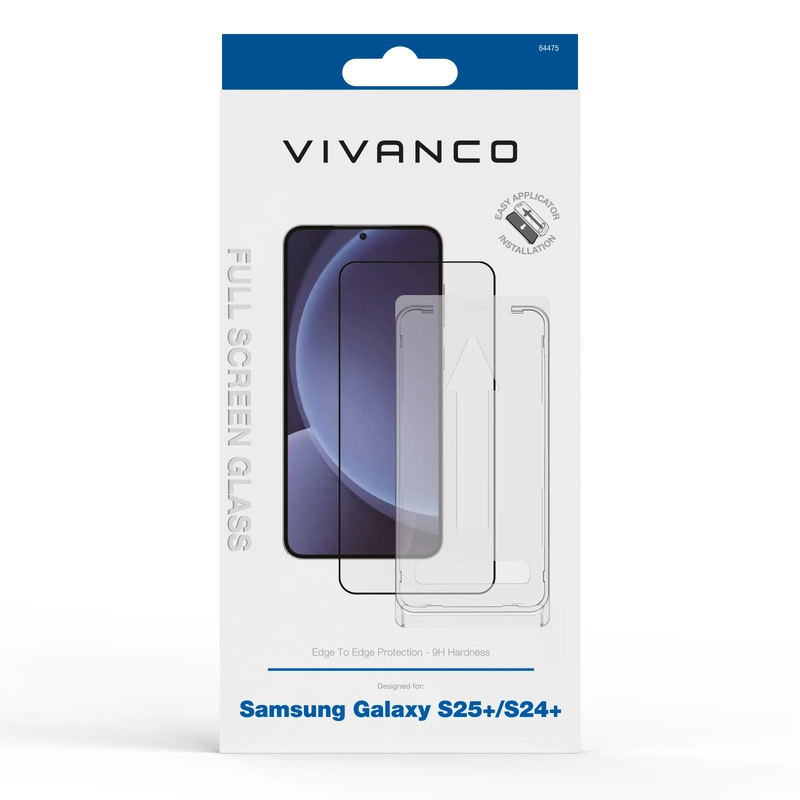 Vivanco Full Screen Tempred Glass Samsung Galaxy S25+/S24+ - 2864475