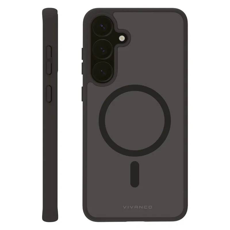 Vivanco Mag Pro Cover Samsung Galaxy S25+ Clear/Black - 2864508
