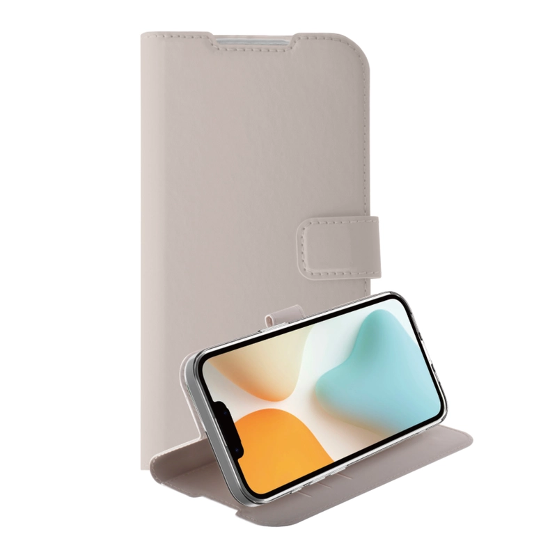Vivanco Classic Wallet Apple iPhone 17e/16e Greige - 2864533