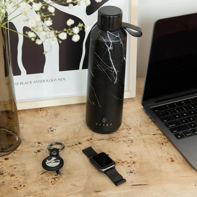 Burga Metal Mesh Black - Apple Watch 42/44/45/46/49mm Metal Bracelet - 2178229