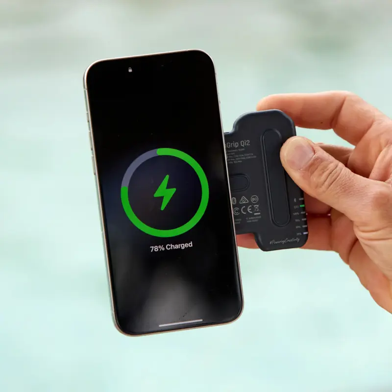 Shiftcam SnapGrip Pro Qi2 with battery MagSafe-compatible Black - 2933463