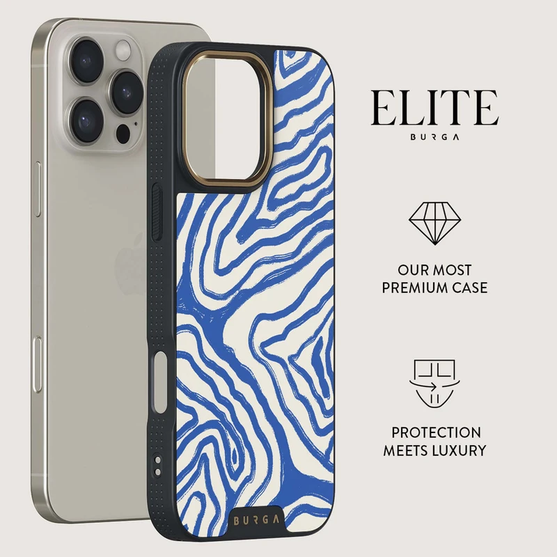 Burga Seven Seas - Apple iPhone 16 Pro Max Case Elite Dark Magsafe Gold - 2938193