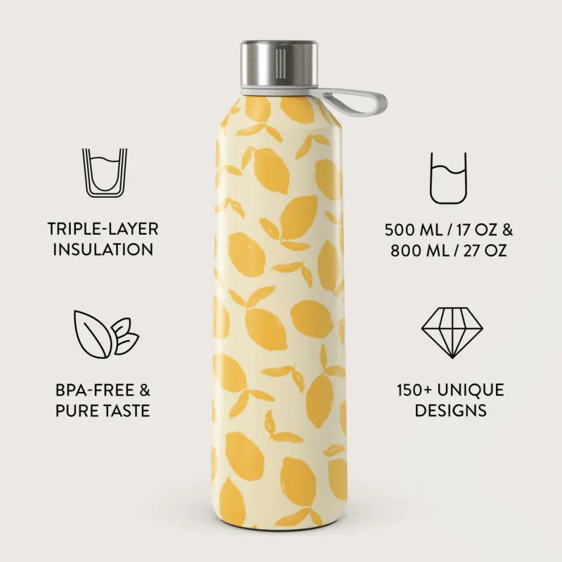 Burga Lemon Tart - Water Bottle 800ml - 2948574