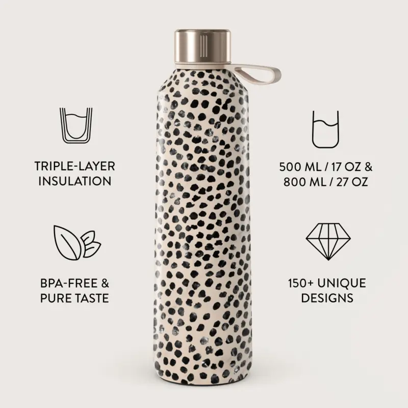 Burga Almond Latte - Water Bottle 800ml - 2948640
