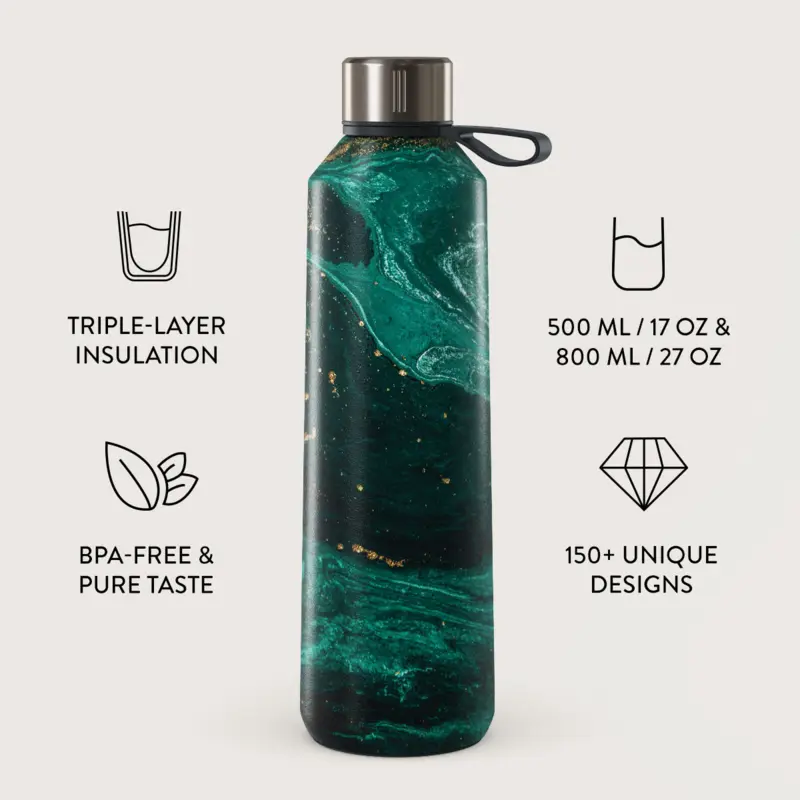Burga Emerald Pool - Water Bottle 800ml - 2948642
