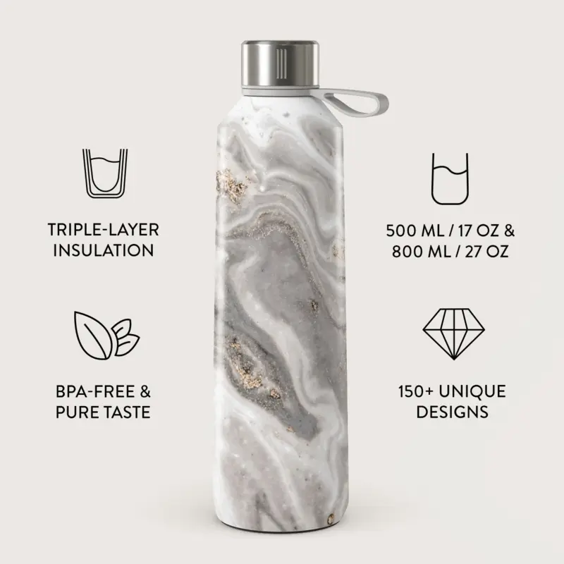 Burga Snowstorm - Water Bottle 800ml - 2948650