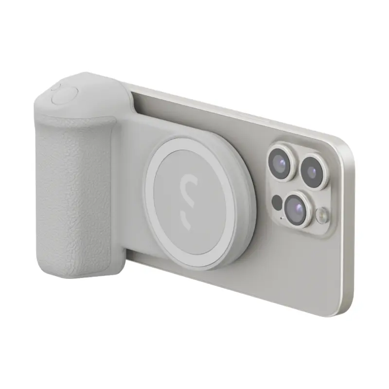 Shiftcam SnapGrip Pro Qi2 with battery MagSafe-compatible Greige - 2949679