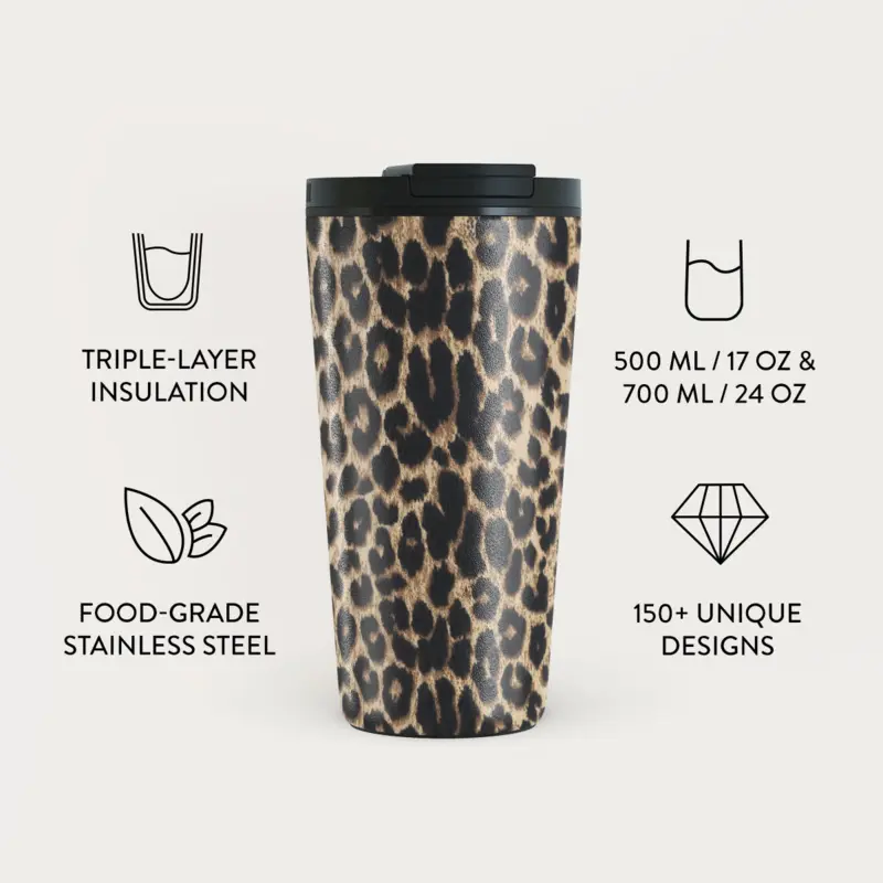 Burga Player - Travel Mug 500ml with Flap & Straw Set - 2950244