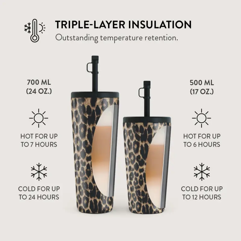 Burga Player - Travel Mug 500ml with Flap & Straw Set - 2950244