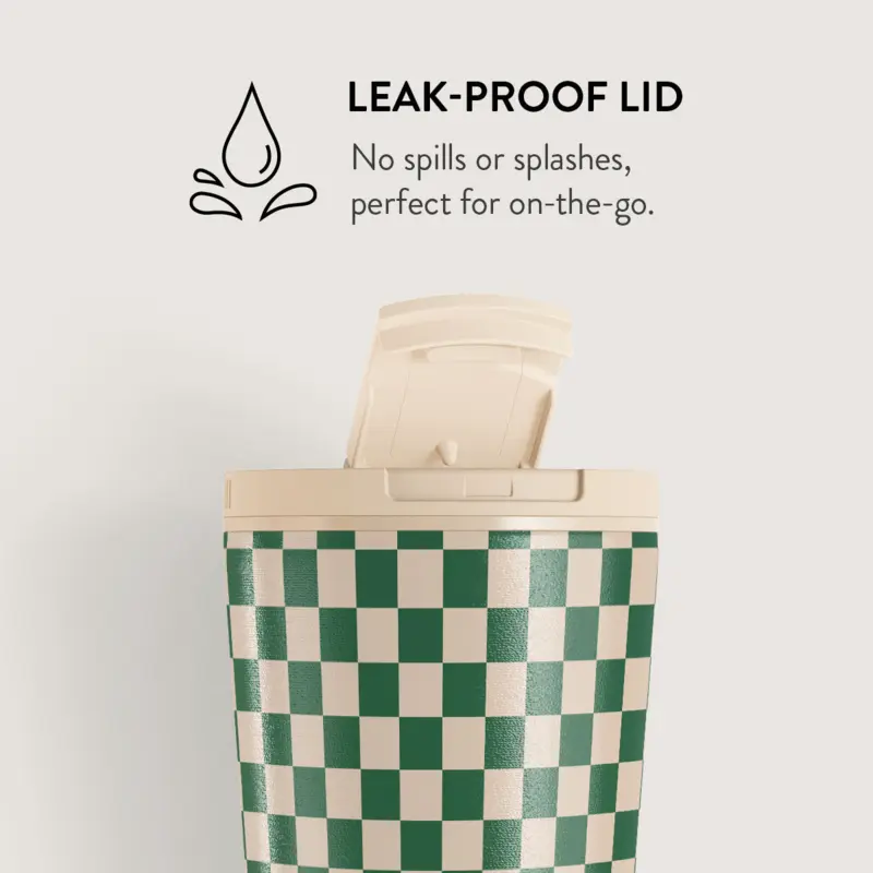 Burga Ivy League - Travel Mug 500ml with Flap & Straw Set - 2950258