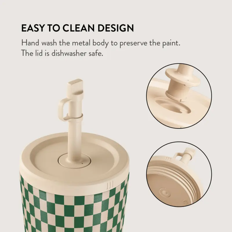 Burga Ivy League - Travel Mug 500ml with Flap & Straw Set - 2950258