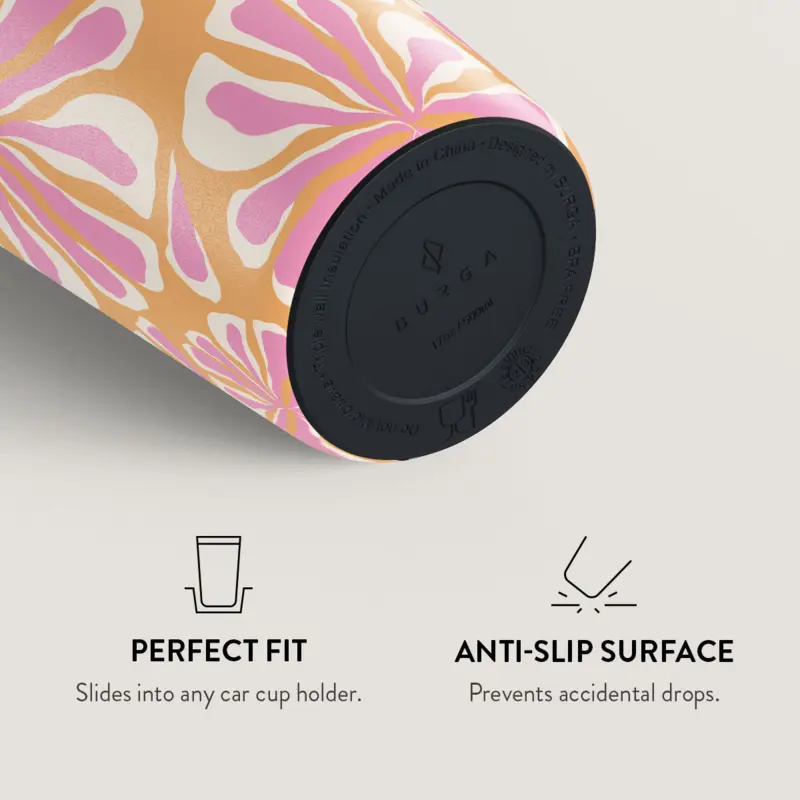 Burga Aloha - Travel Mug 500ml with Flap & Straw Set - 2950270