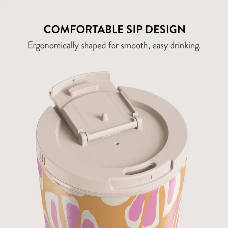 Burga Aloha - Travel Mug 500ml with Flap & Straw Set - 2950270