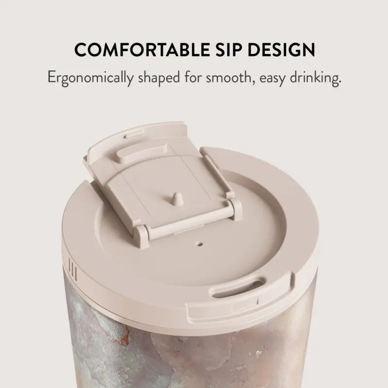 Burga Serene Sunset - Travel Mug 500ml with Flap & Straw Set - 2950324