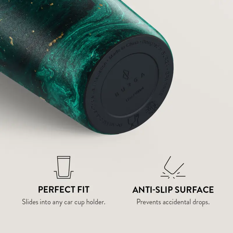 Burga Emerald Pool - Travel Mug 500ml with Flap & Straw Set - 2950350