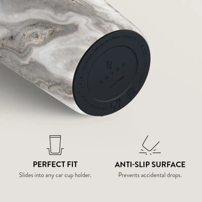 Burga Snowstorm - Travel Mug 500ml with Flap & Straw Set - 2950358