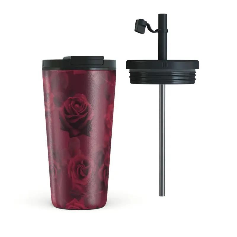 Burga Femme Fatale - Travel Mug 500ml with Flap & Straw Set - 2950400