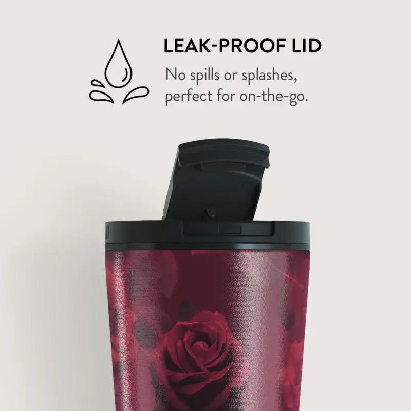 Burga Femme Fatale - Travel Mug 500ml with Flap & Straw Set - 2950400
