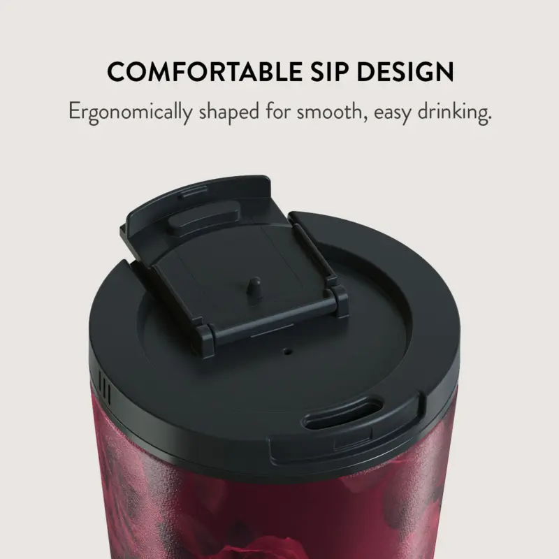 Burga Femme Fatale - Travel Mug 500ml with Flap & Straw Set - 2950400
