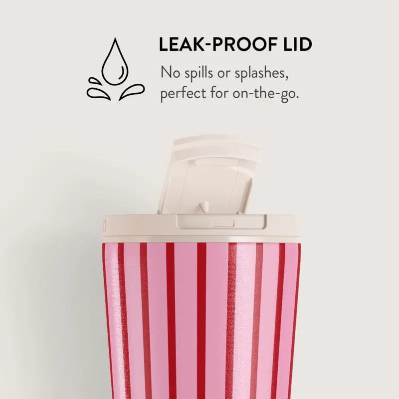 Burga Favorite Bikini - Travel Mug 500ml with Flap & Straw Set - 2950460