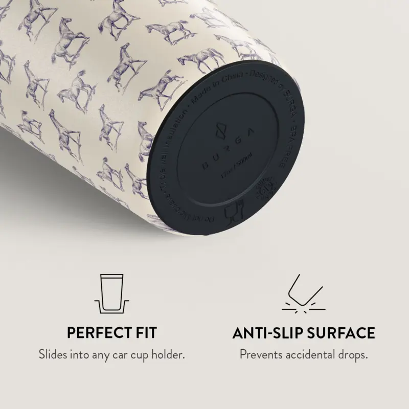 Burga Derby Race - Travel Mug 500ml with Flap & Straw Set - 2950470