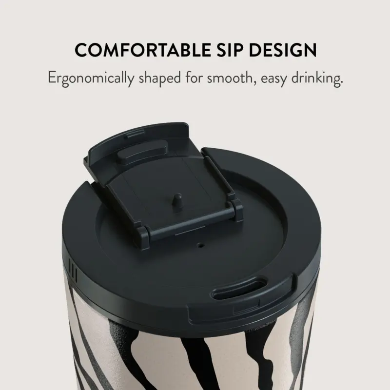 Burga Imperial - Travel Mug 500ml with Flap & Straw Set - 2950524