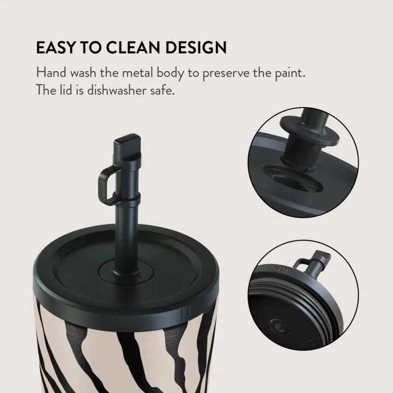 Burga Imperial - Travel Mug 500ml with Flap & Straw Set - 2950524