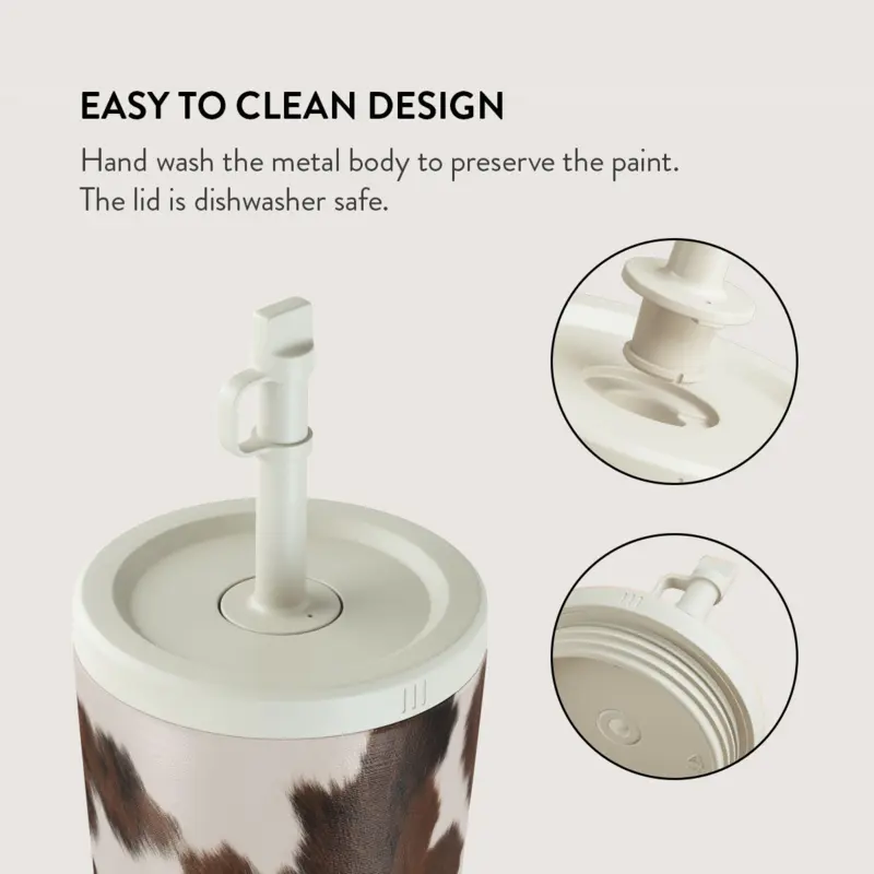 Burga Celestial - Travel Mug 500ml with Flap & Straw Set - 2950530