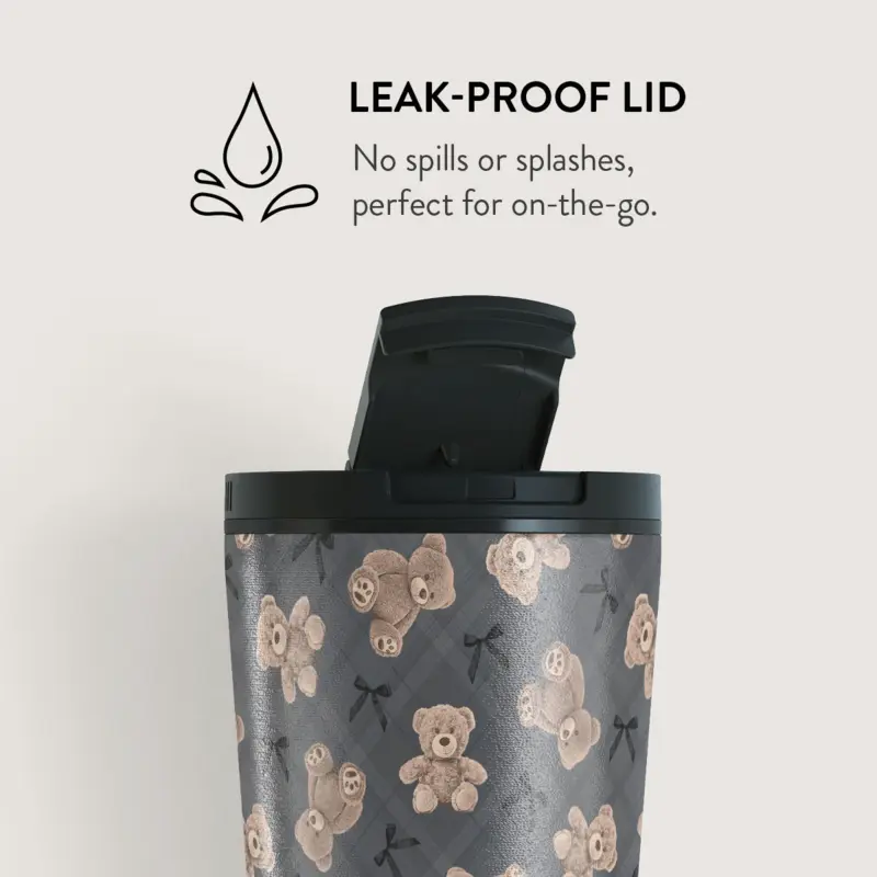 Burga BFF - Travel Mug 500ml with Flap & Straw Set - 2950542