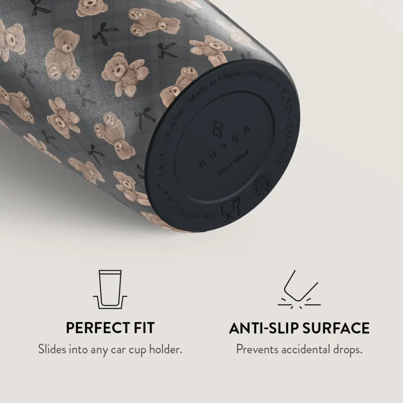 Burga BFF - Travel Mug 500ml with Flap & Straw Set - 2950542