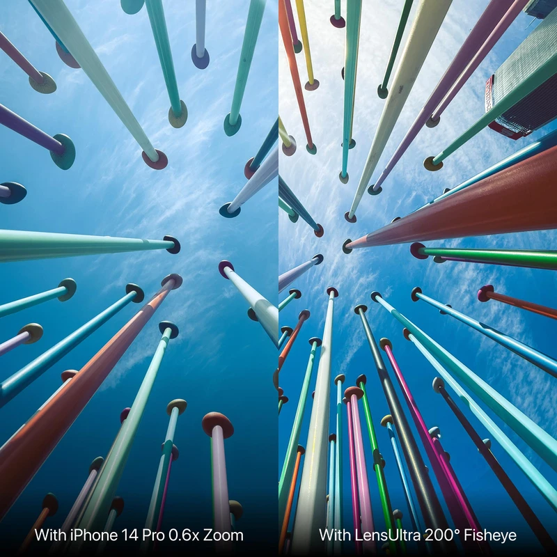 Shiftcam LensUltra 200° Fisheye S-Mount compatible Black - 2966806