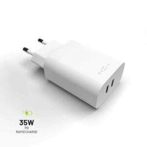 Dubbelladdare 2xUSB-C PD